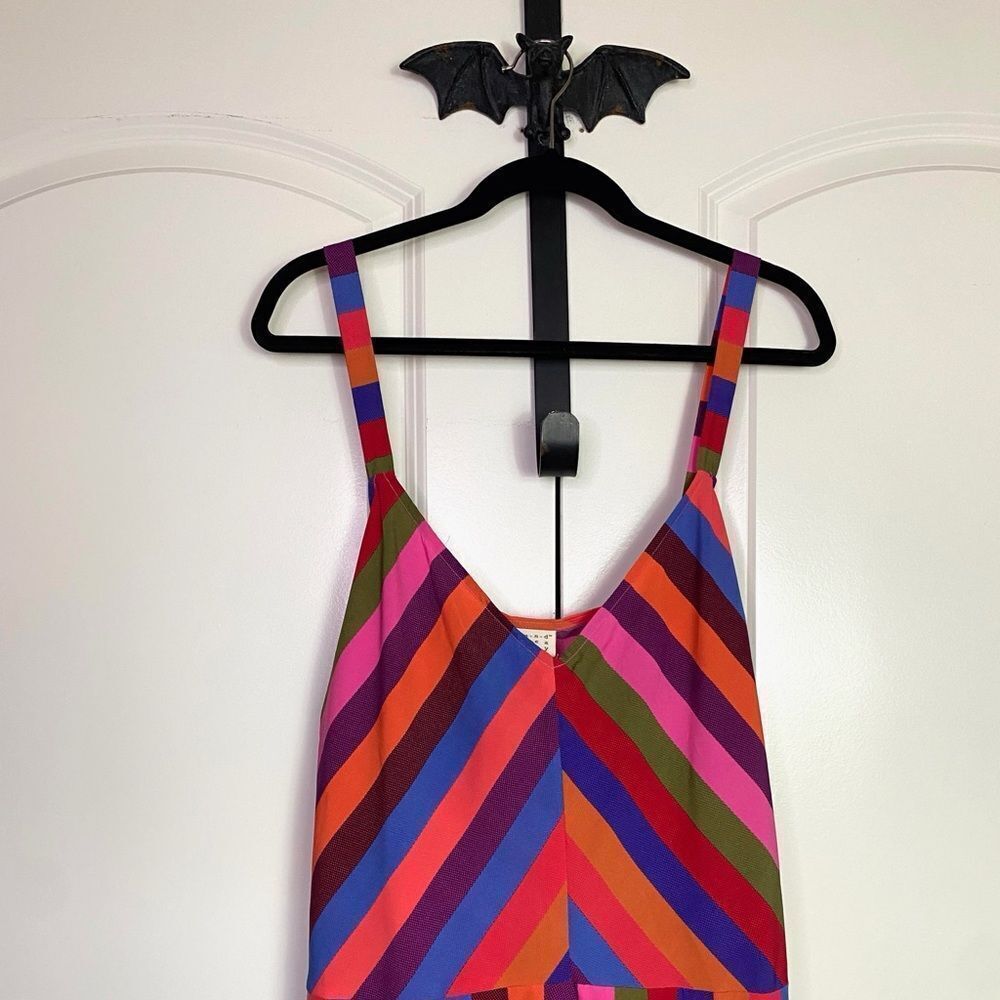 New Day dopamine Summer Dress Multi Color Striped NWT  4X - Picture 5 of 15